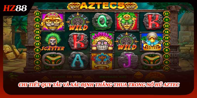 Chi tiết quy tắc và xác định thắng thua trong nổ hũ Aztec