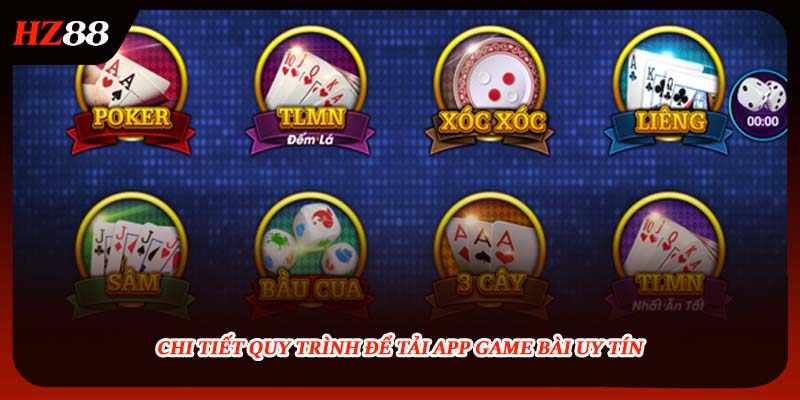 Chi tiết quy trình để tải app game bài uy tín